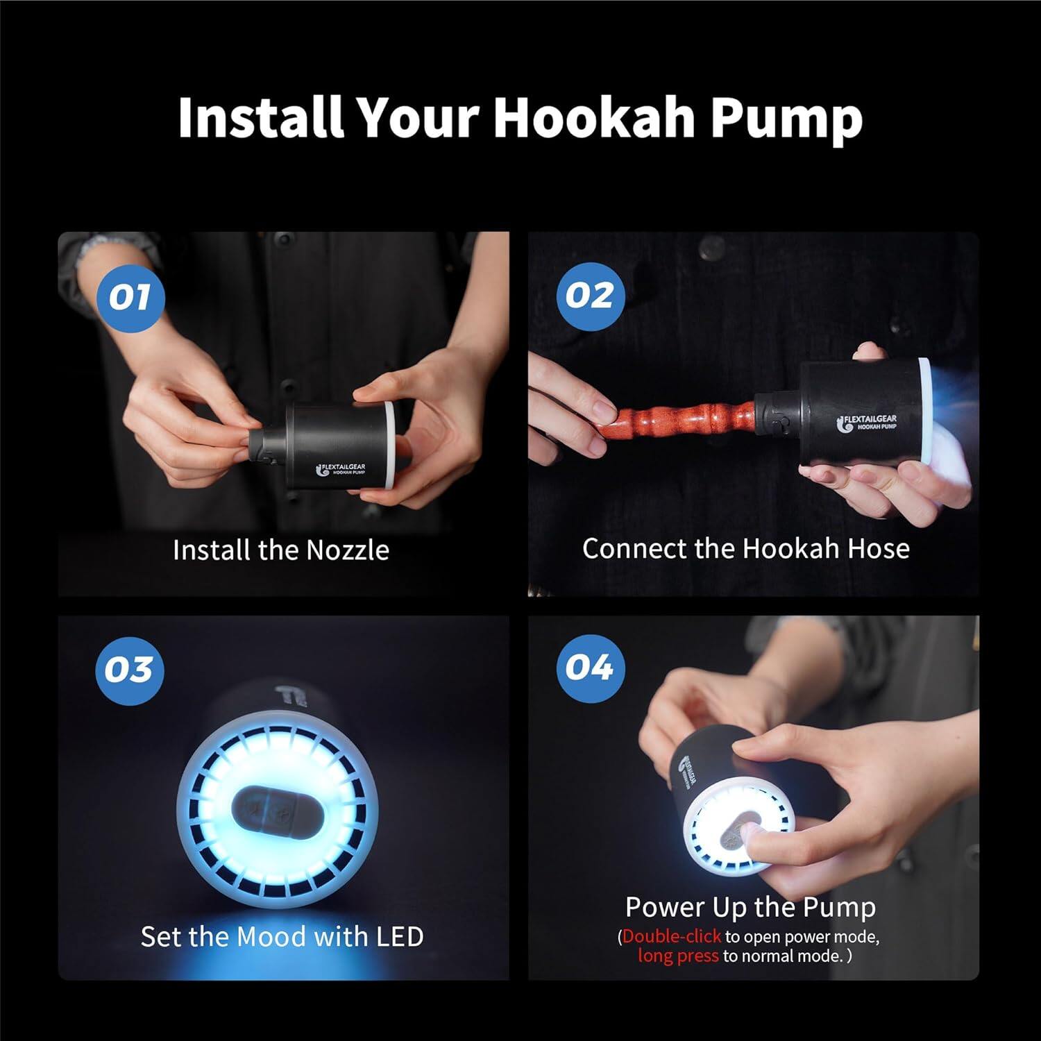 FLEXTAIL HOOKAH Air Pump 6