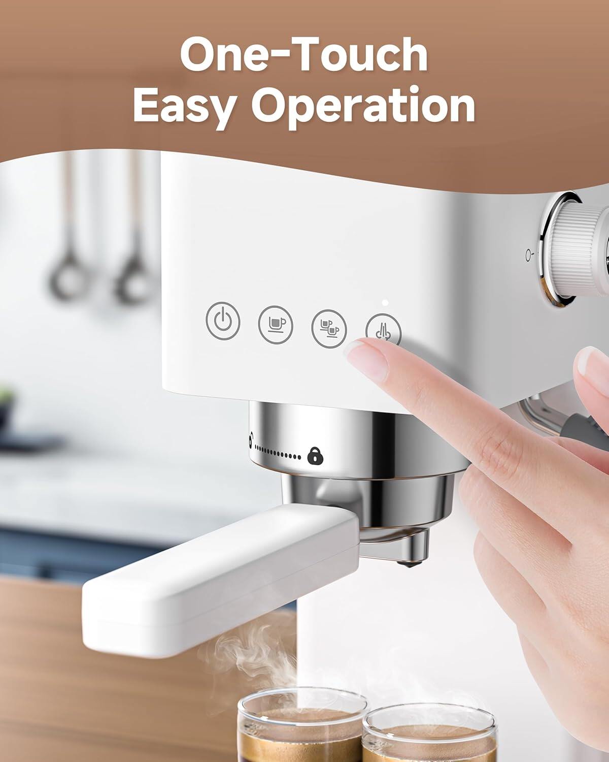 AMZCHEF EM3131 Coffee Machine 2
