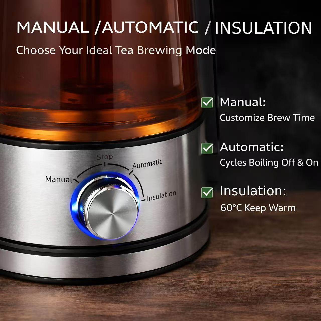 Electric Tea Kettle 1.5L 4