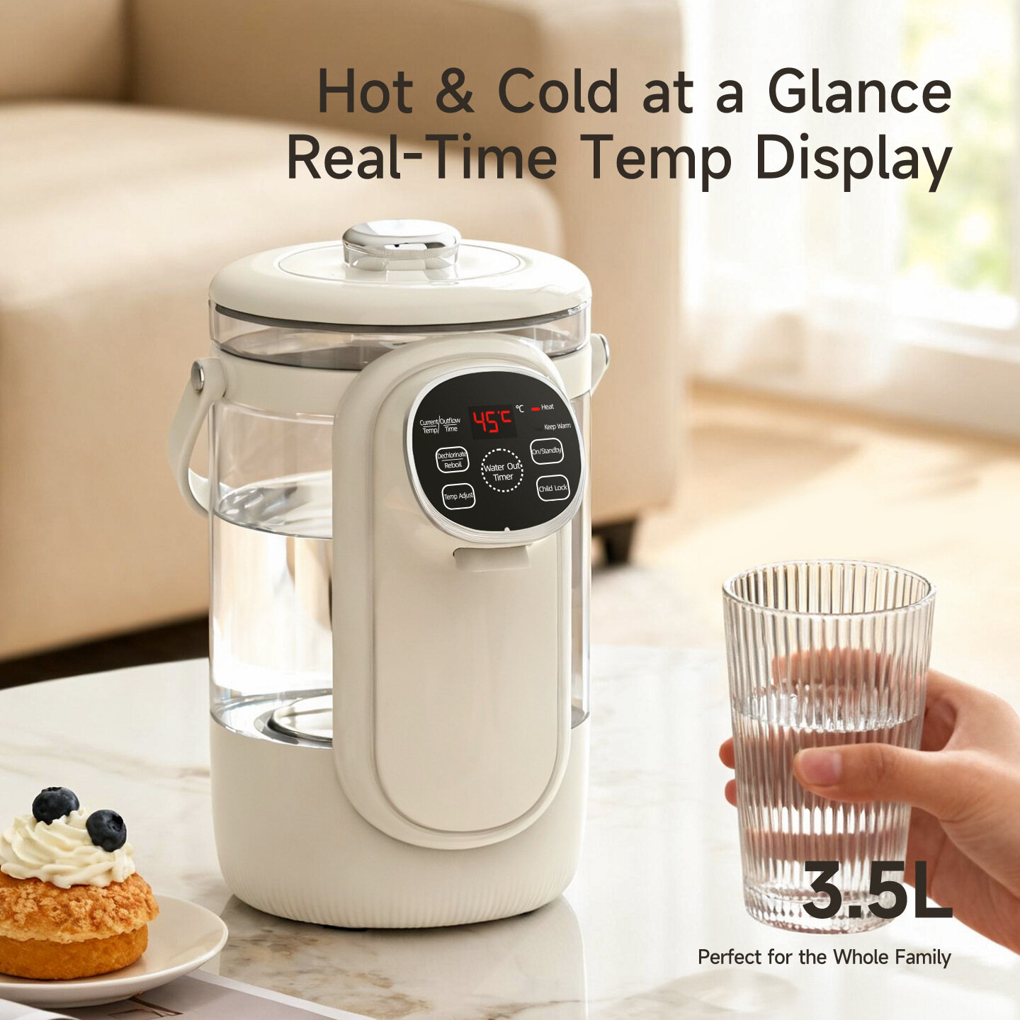 Electric Water Heater 3.5L 4