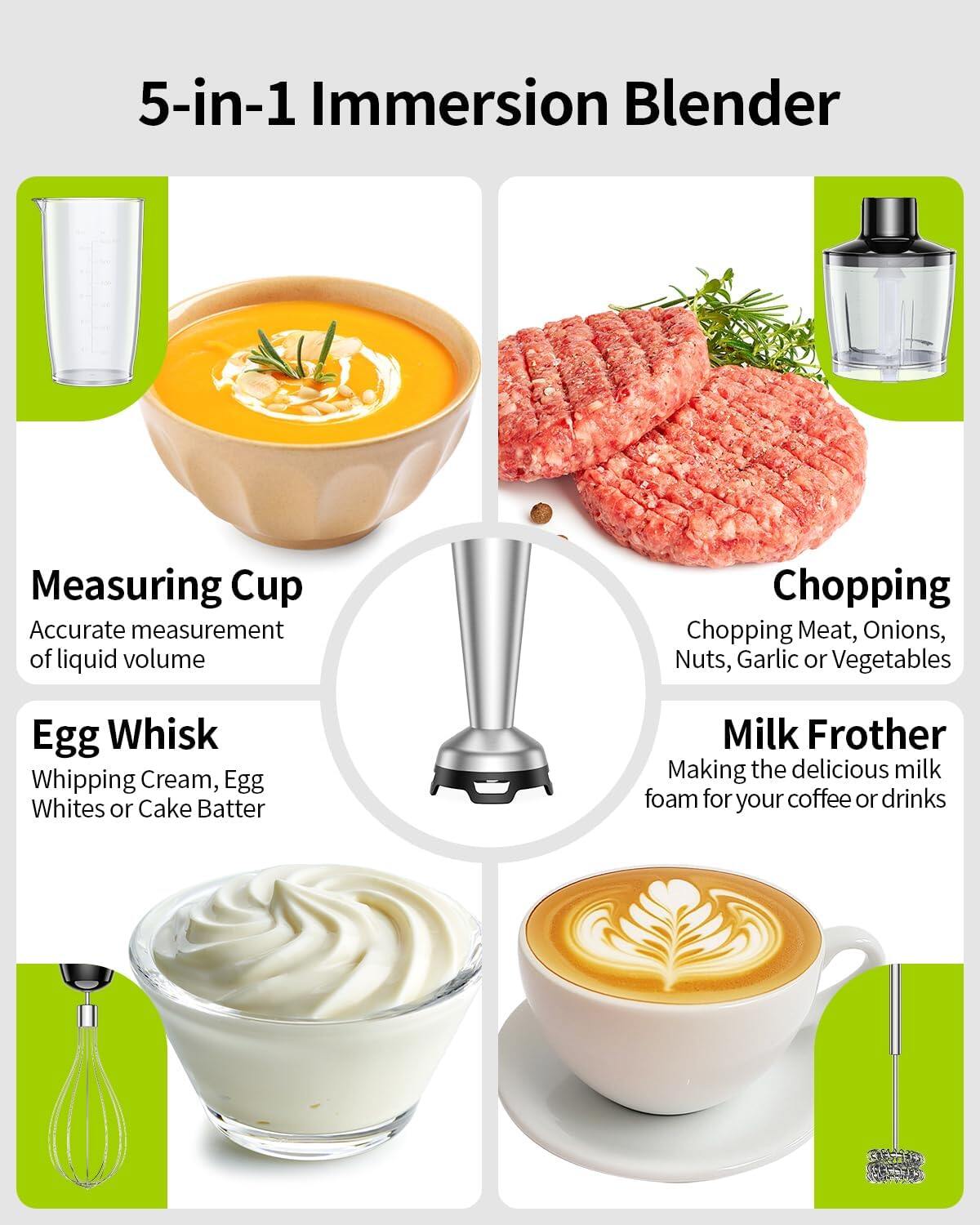 SHARDOR HB8805 Hand Blender 4