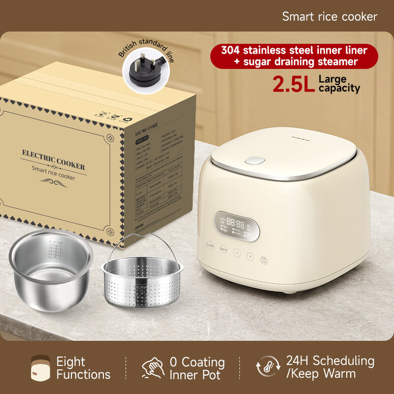 Mini Rice Cooker 2.5L 6