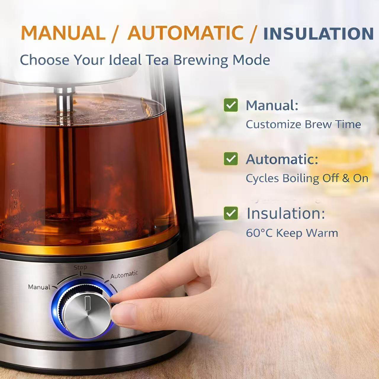 Electric Tea Kettle 1.5L 2