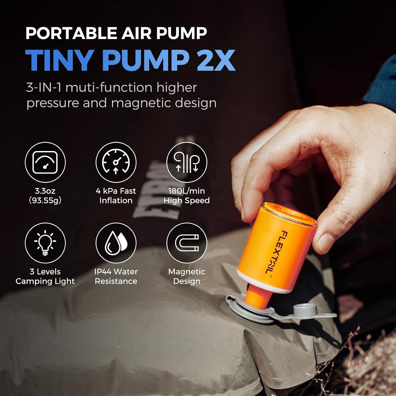 FLEXTAIL Tiny Pump 2X Air Pump 5