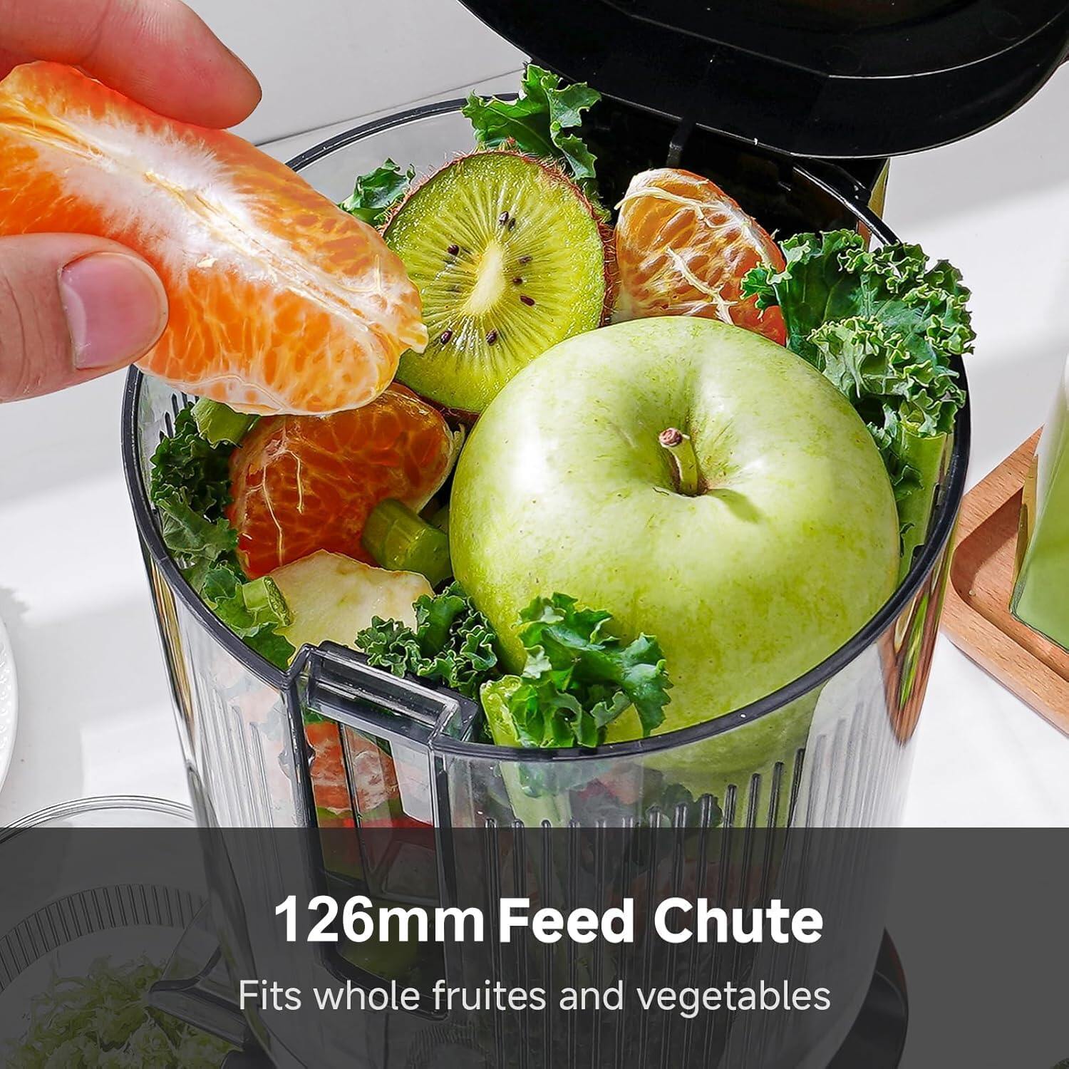 AMZCHEF 1902B Cold Press Juicer 3