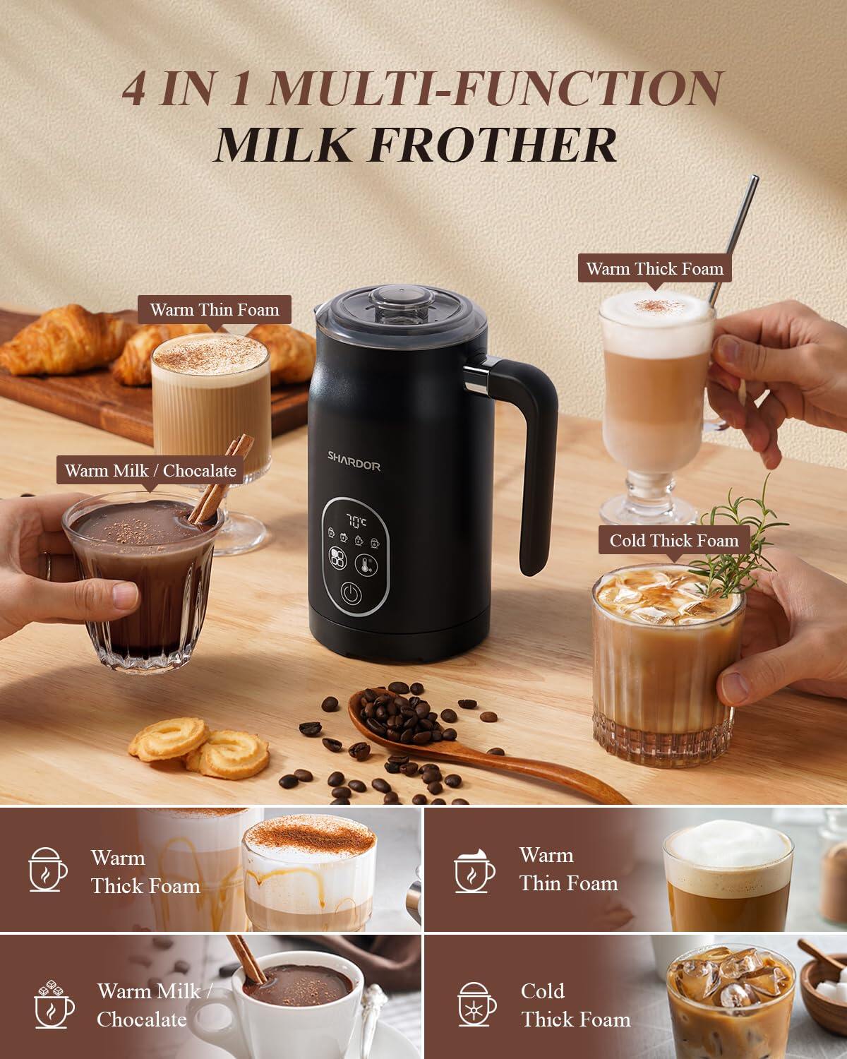 SHARDOR MF0802 Milk Frother 4