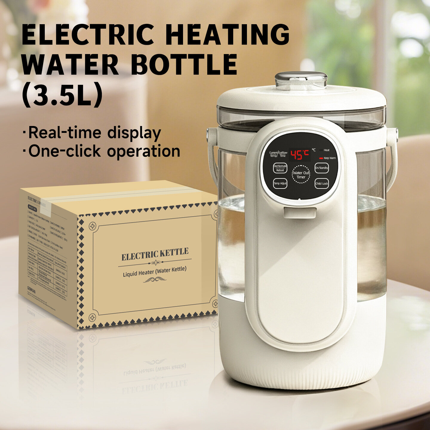 Electric Water Heater 3.5L 5