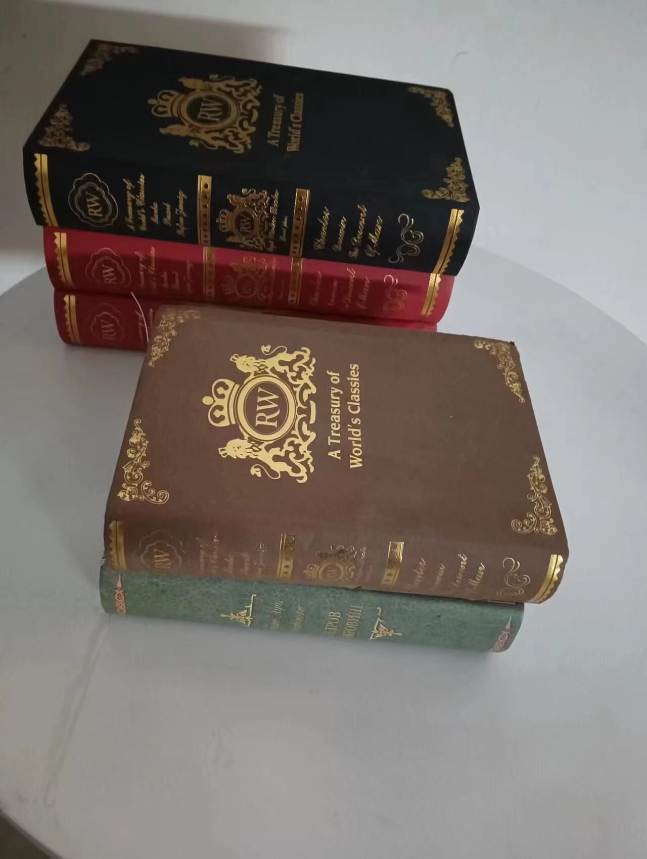 欧式复古烫金仿真书S