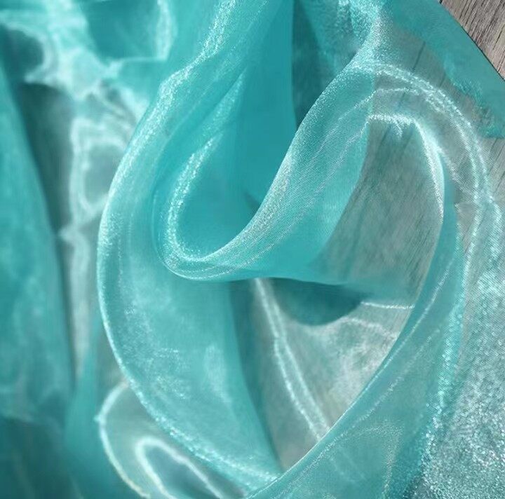 湖蓝色弹力布S