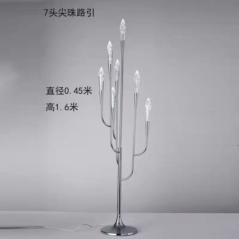 银色7头尖珠路引{S}