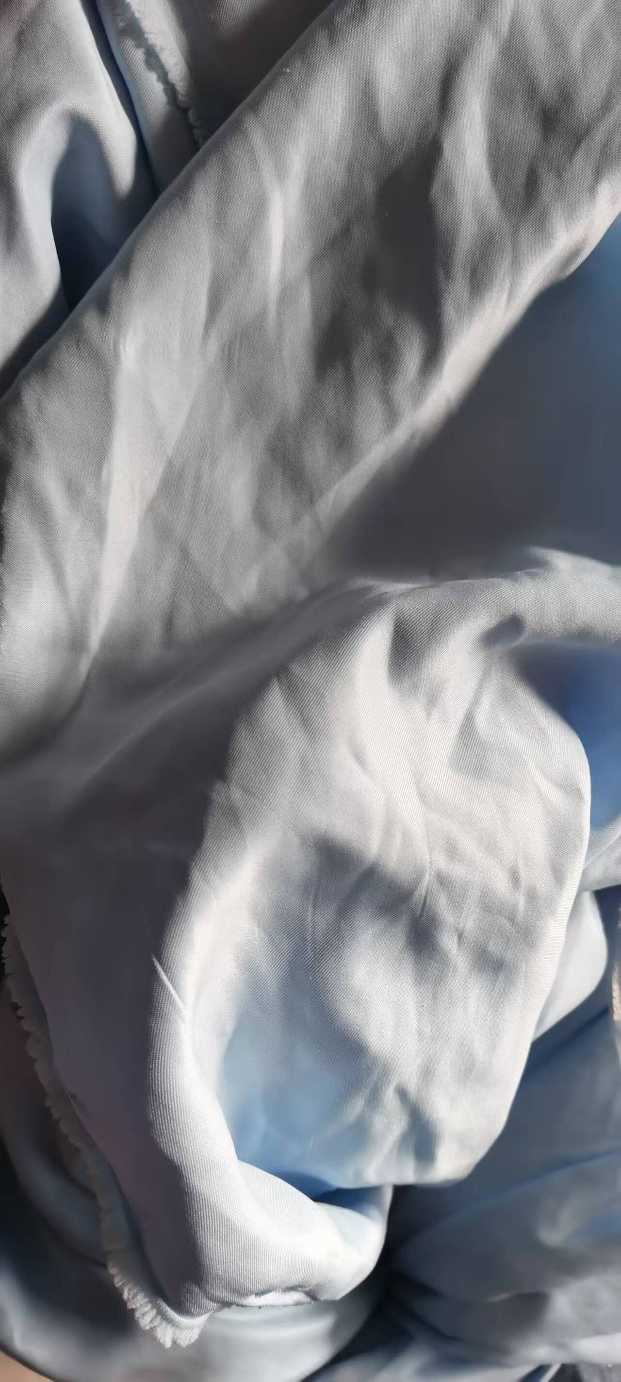天蓝色缎面造型布S