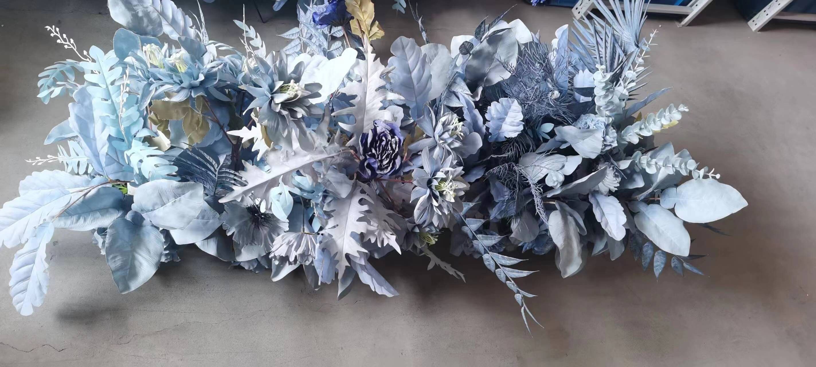雾霾蓝成品花艺H