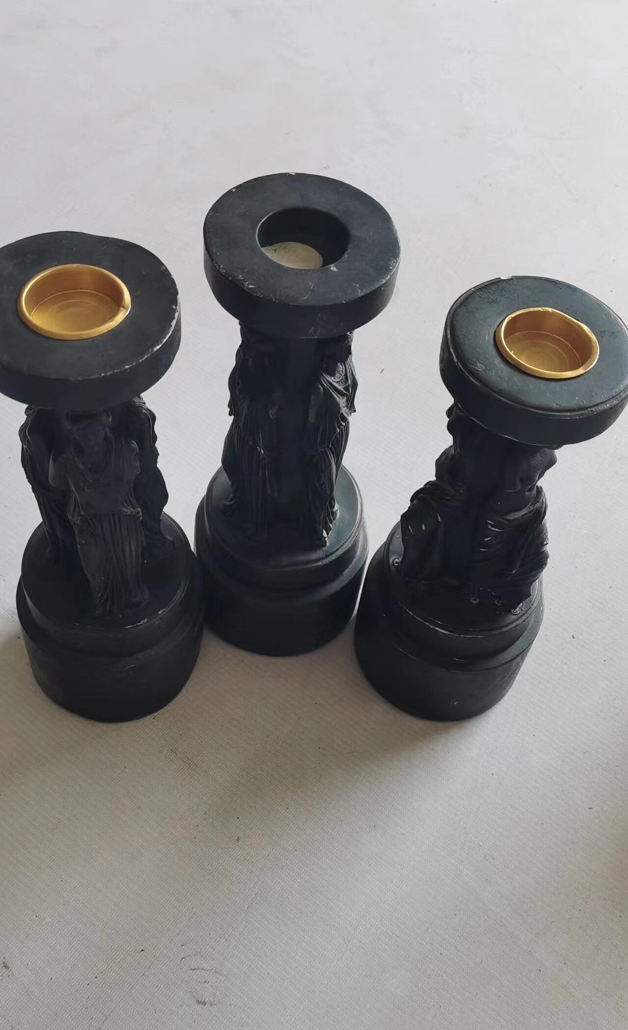 欧式维纳斯女神像罗马柱烛台摆件S