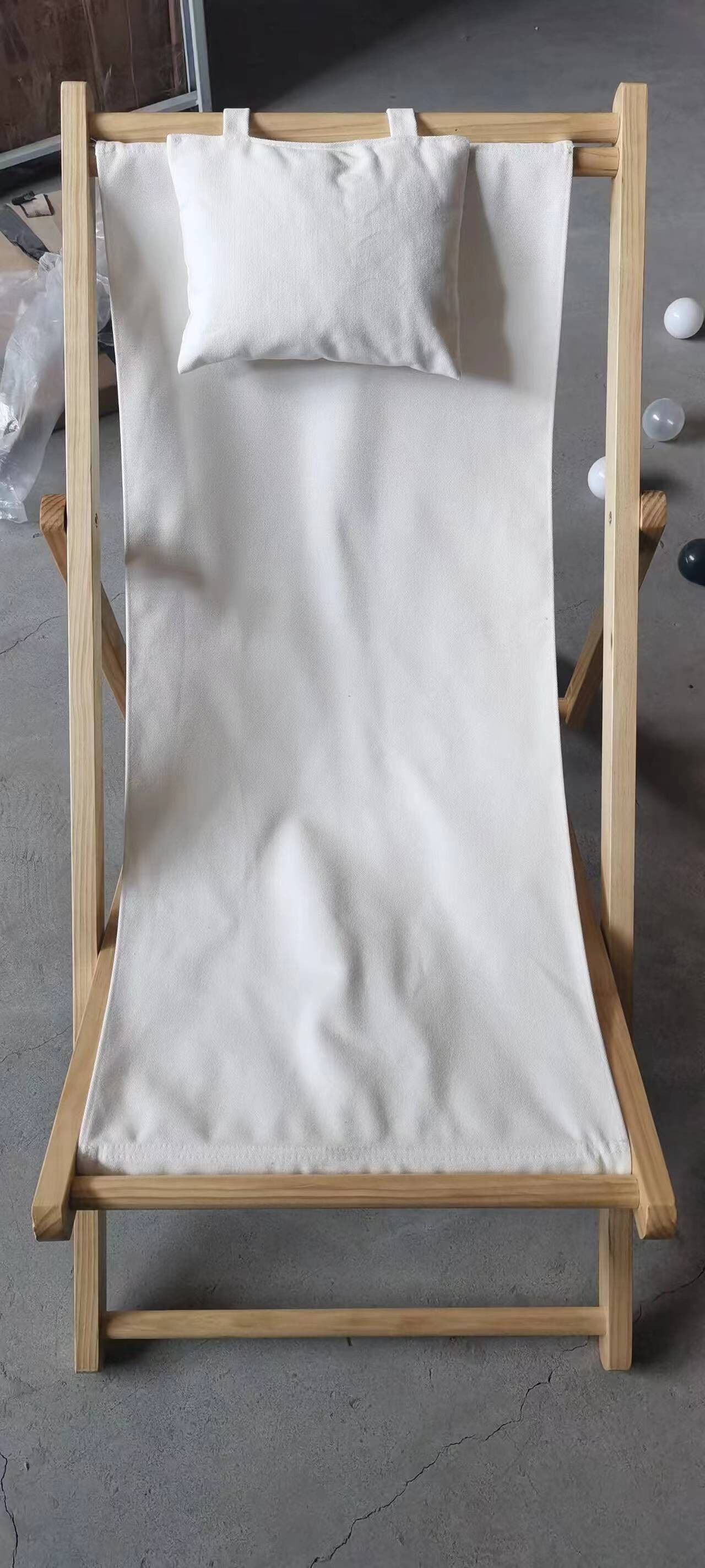 新款实木沙滩躺椅