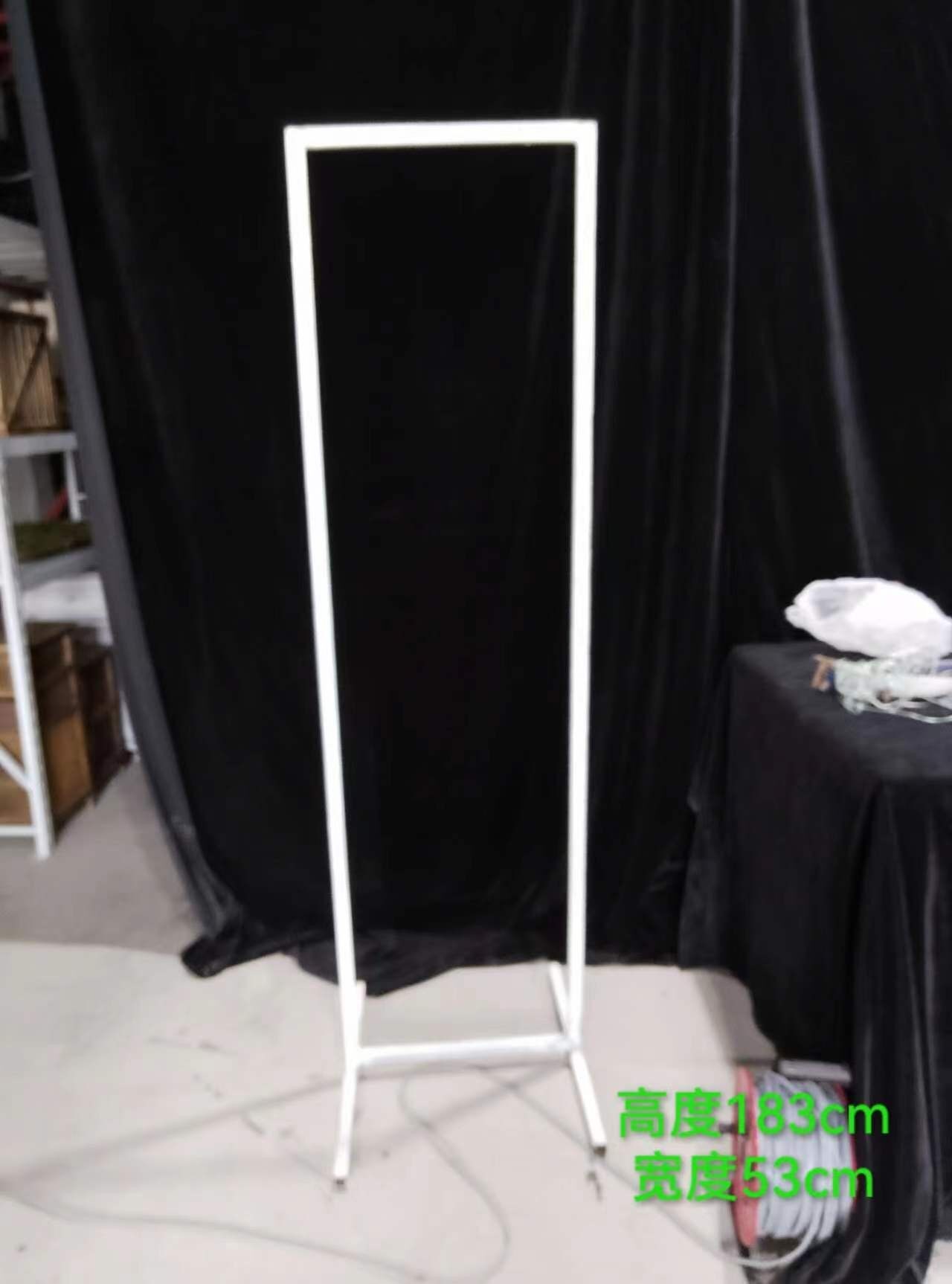 铁艺异形展架背景S