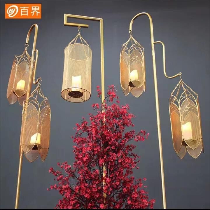 中式烛台灯笼铁艺路引{S}