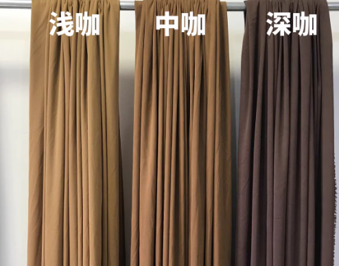 深咖色弹力背景布S