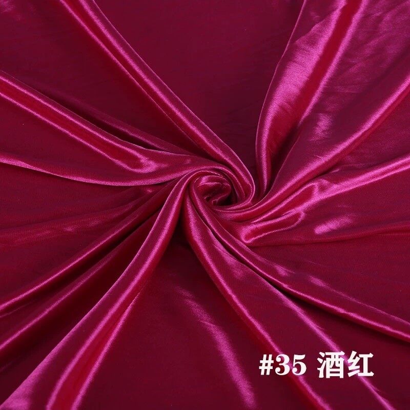 酒红色夏利丝背景布S