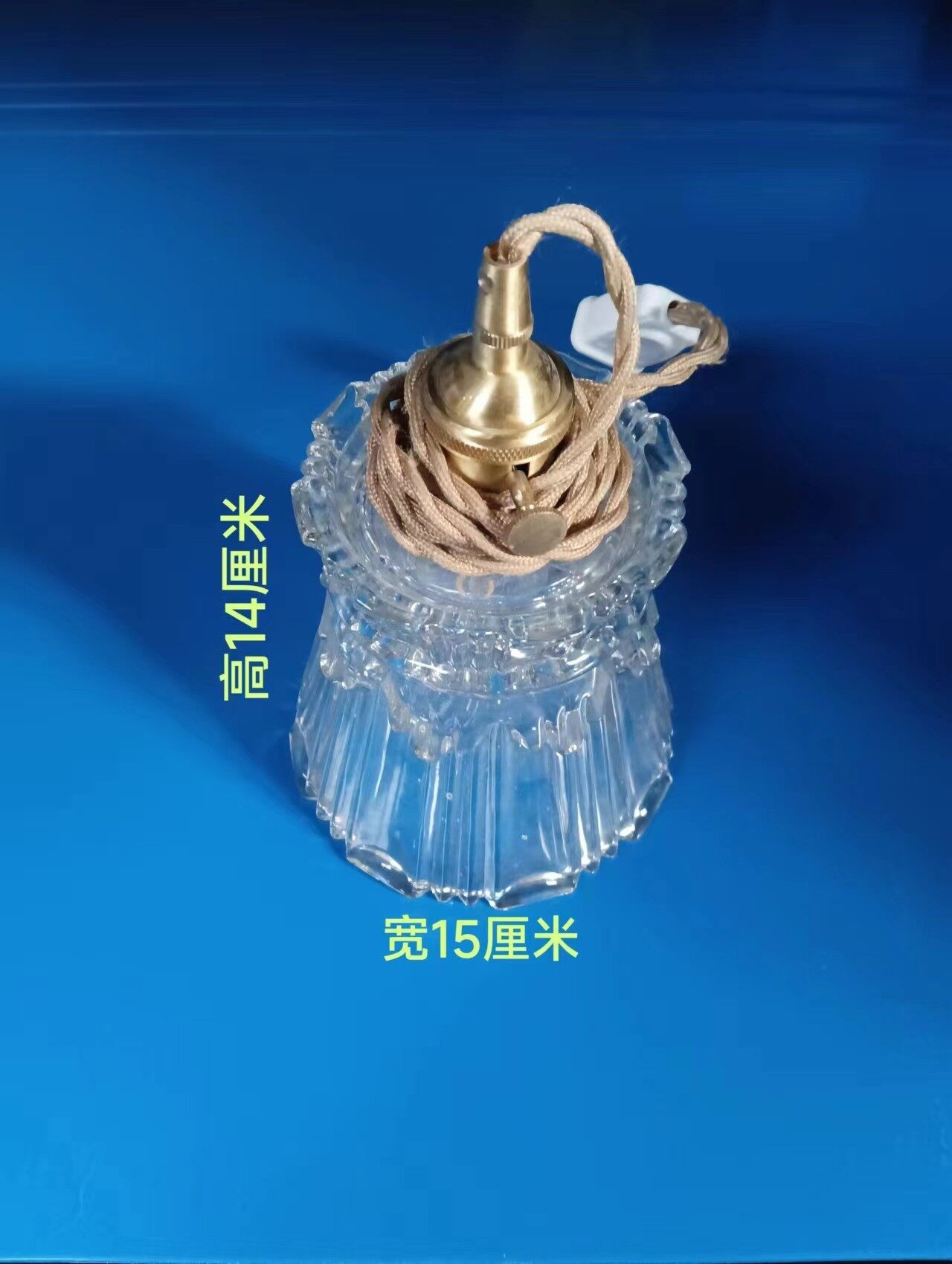复古玻璃小吊灯QS