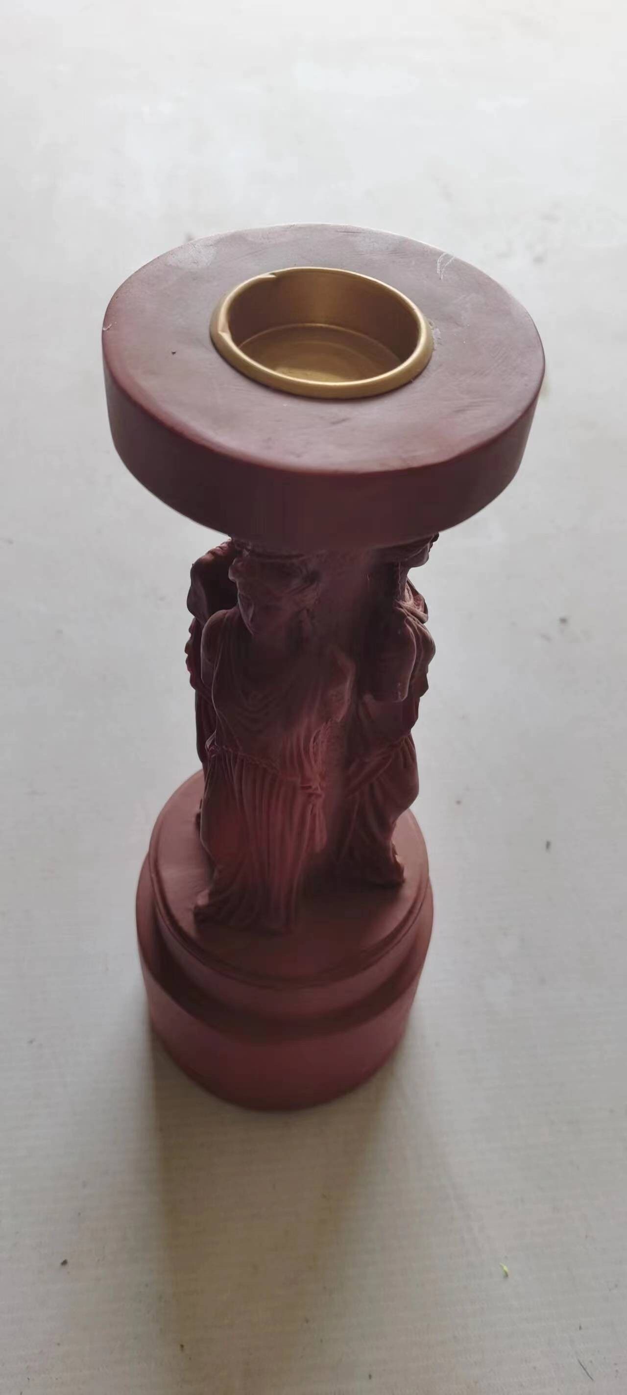欧式维纳斯女神像罗马柱烛台摆件S