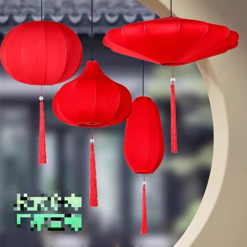 新中式布艺吊顶四件套S