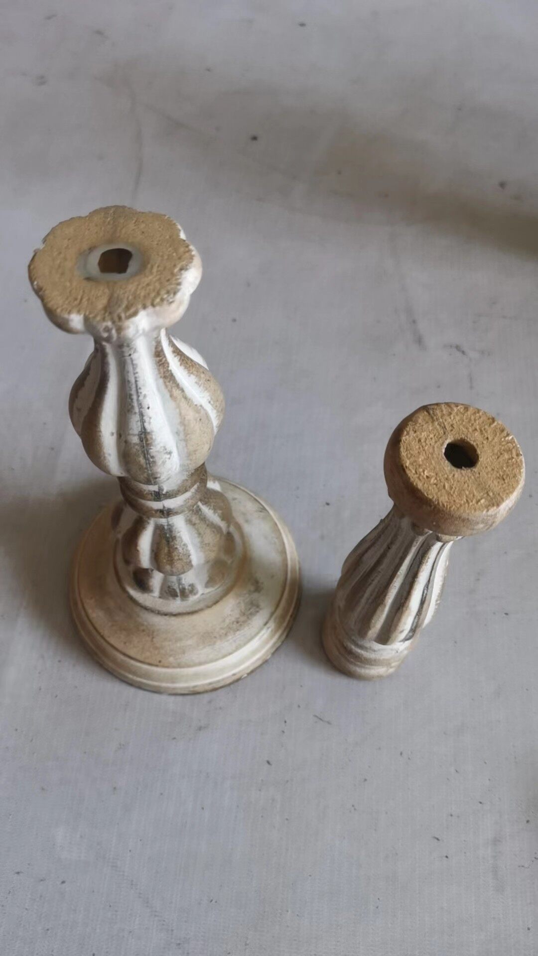 简约木质蜡烛台摆件S