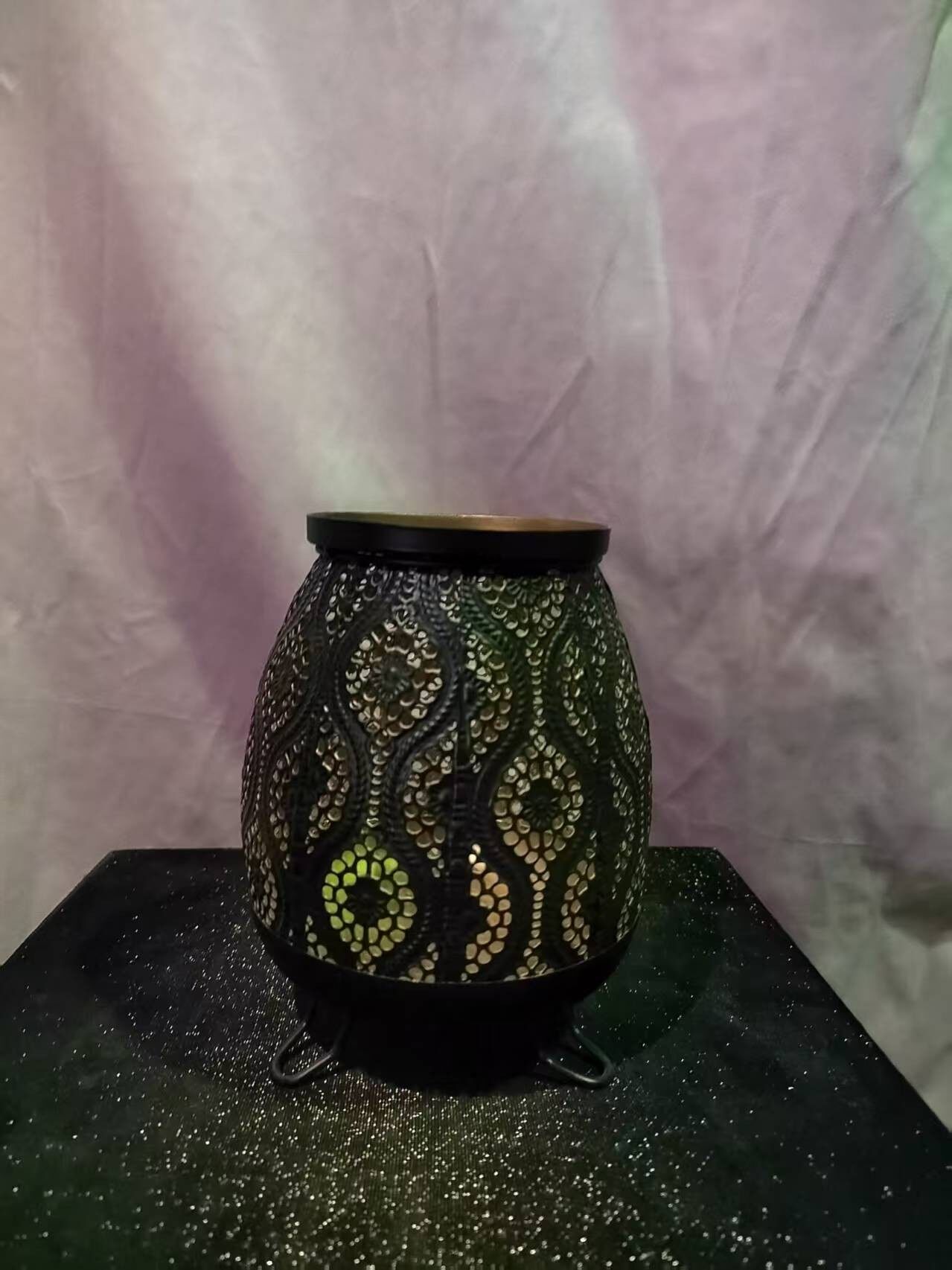 特色花纹铁艺烛台S