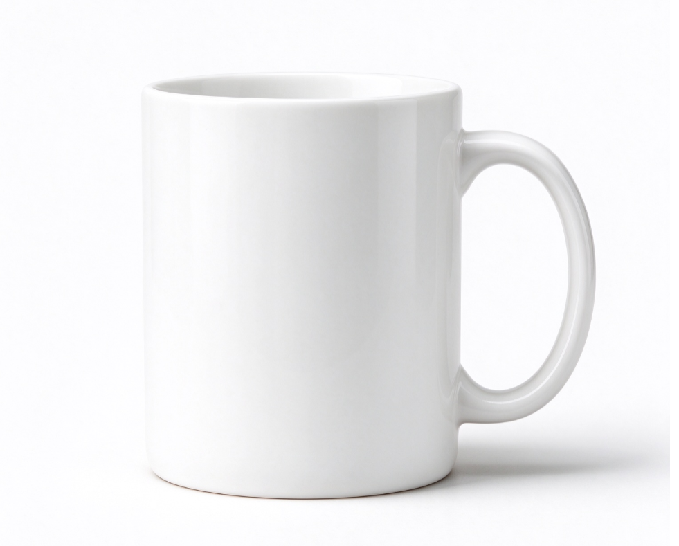 Classic White Ceramic Mug view 2
