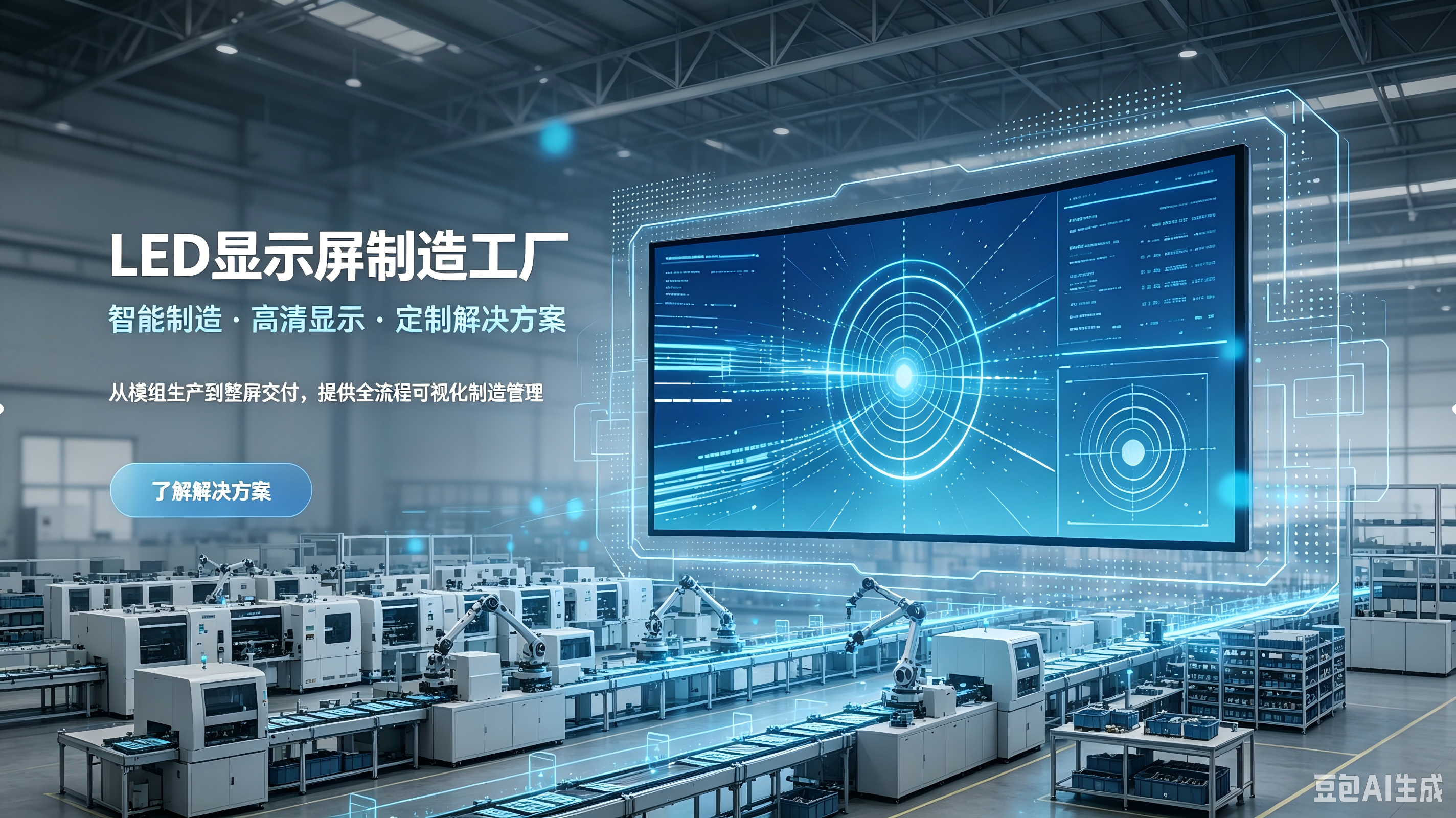 辰彤智能 LED 显示屏制造工厂