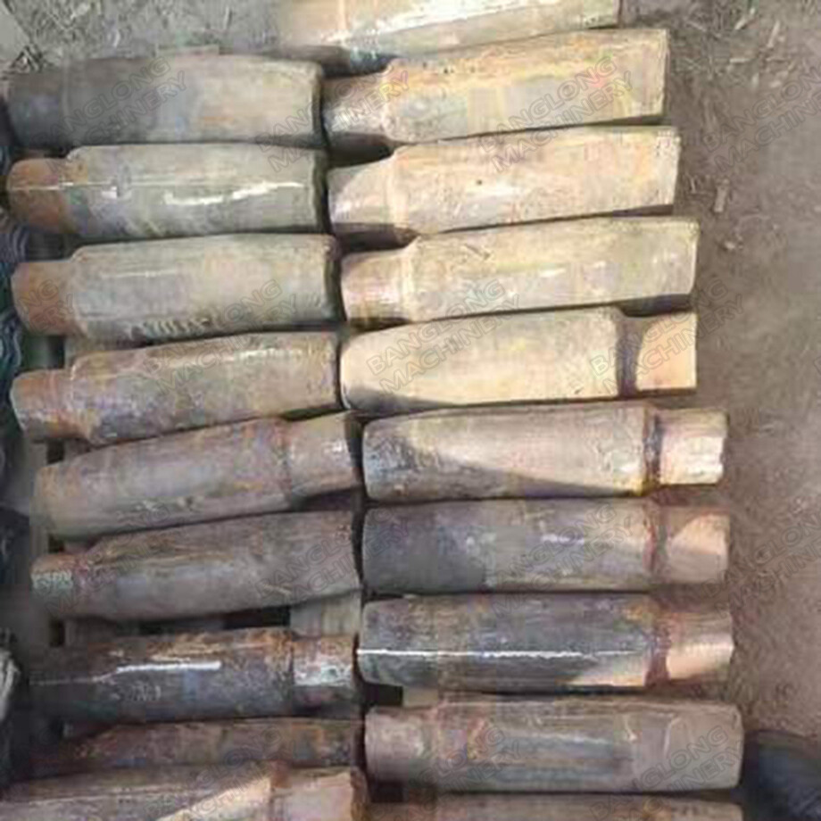 Semi-finished composite shell breaker hammer heads