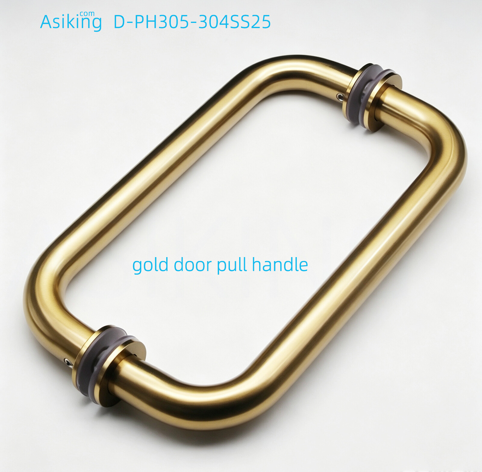 D Shape 304 Stainless Steel Pull Handle in Brass Color&Fingerprint-Resistant