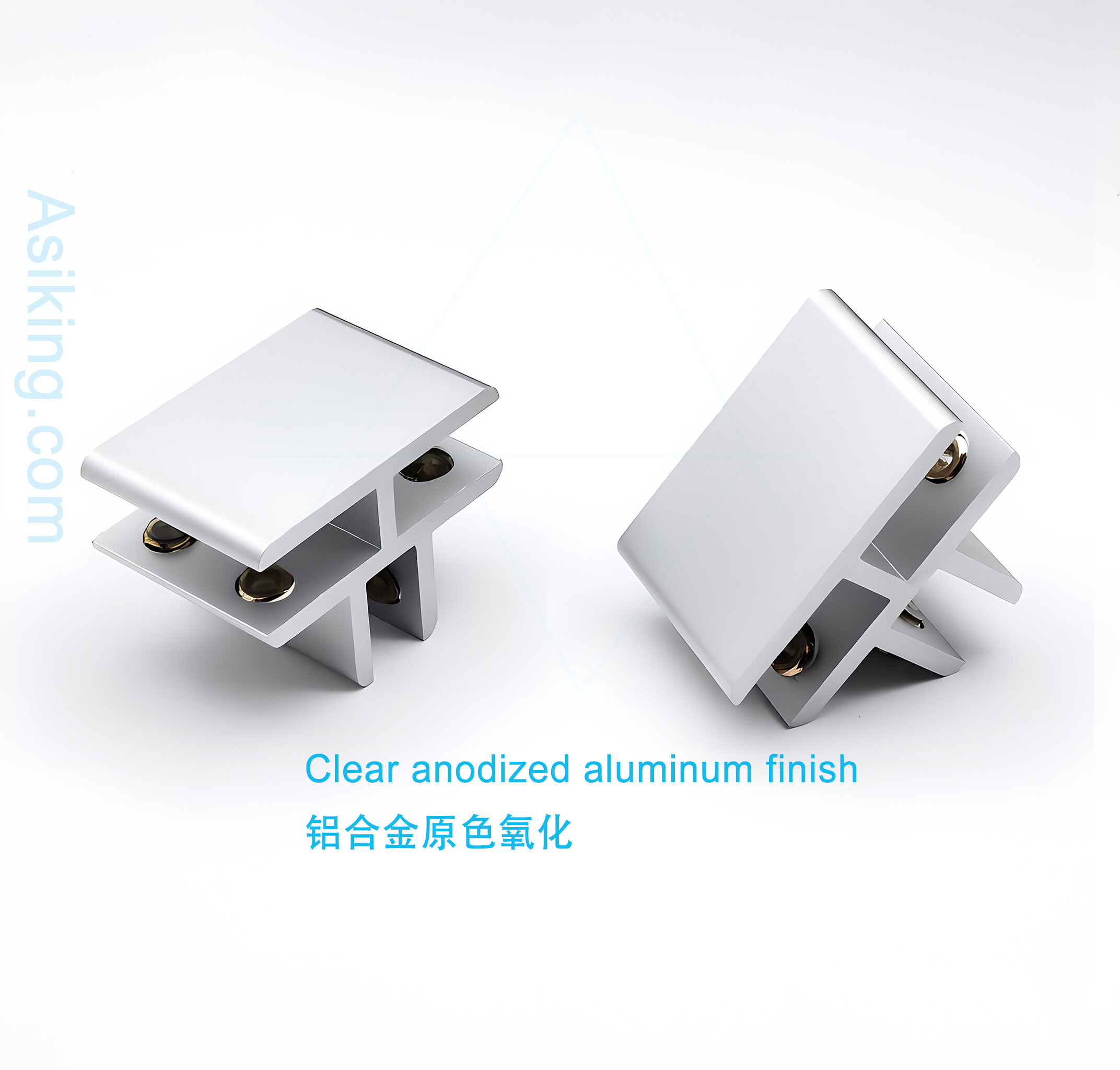 Clear anodized /Natural anodized aluminum 铝合金原色氧化