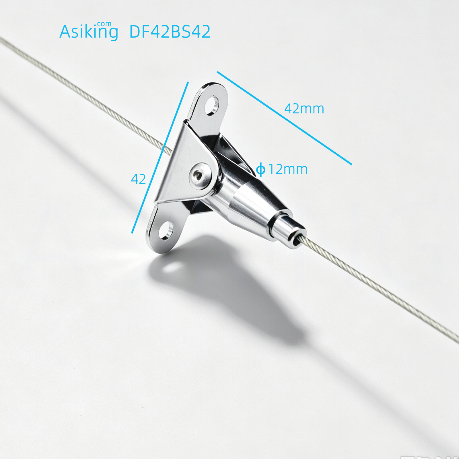 2mm steel cable display hanging brass fitting grip