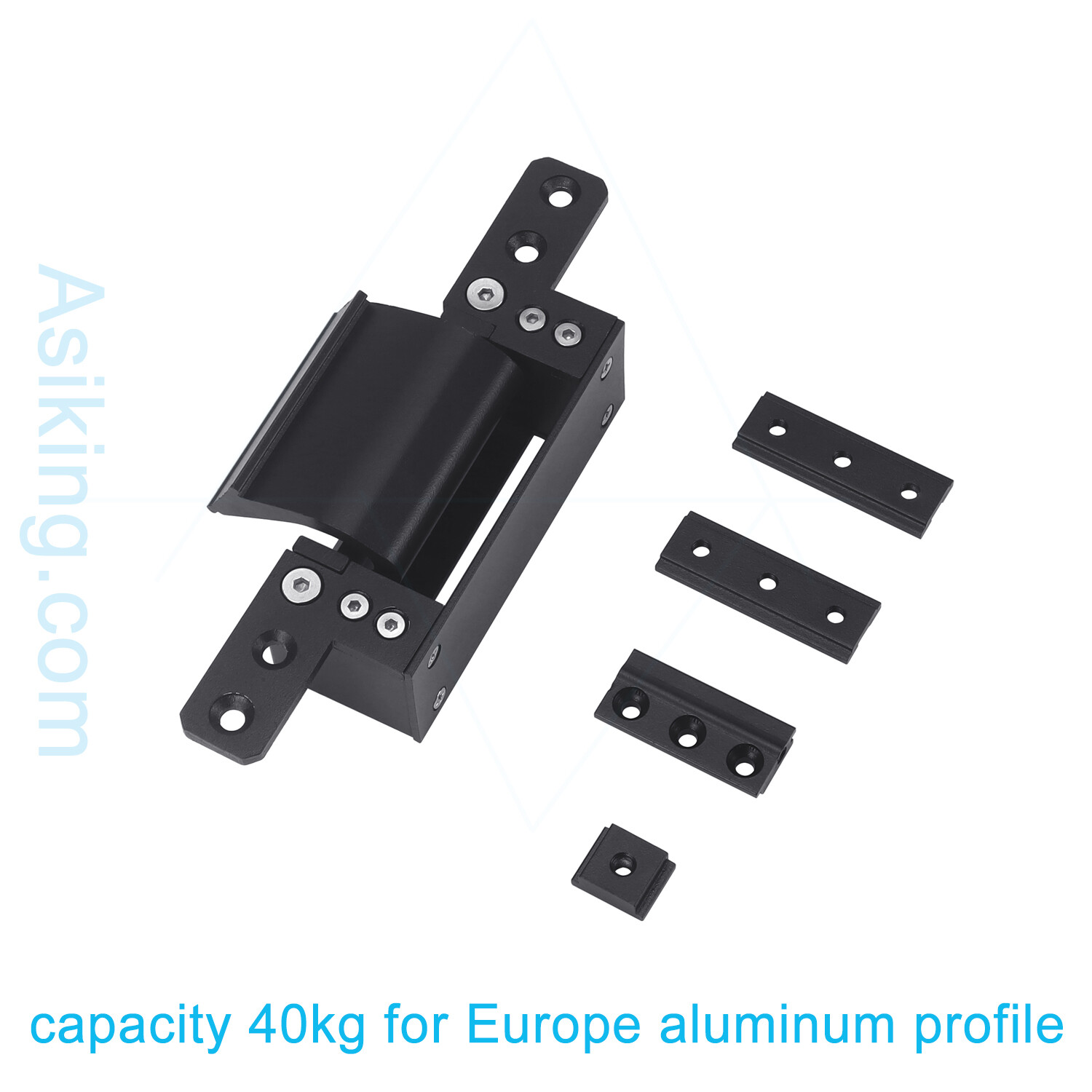 2D adjustable Europe aluminum casement concealed door hinge