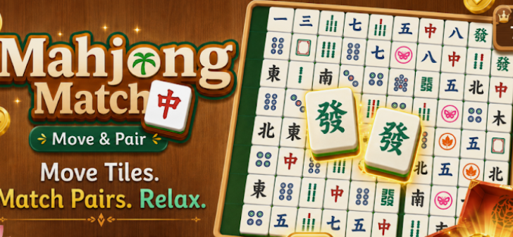 Mahjong Match: Move & Pair