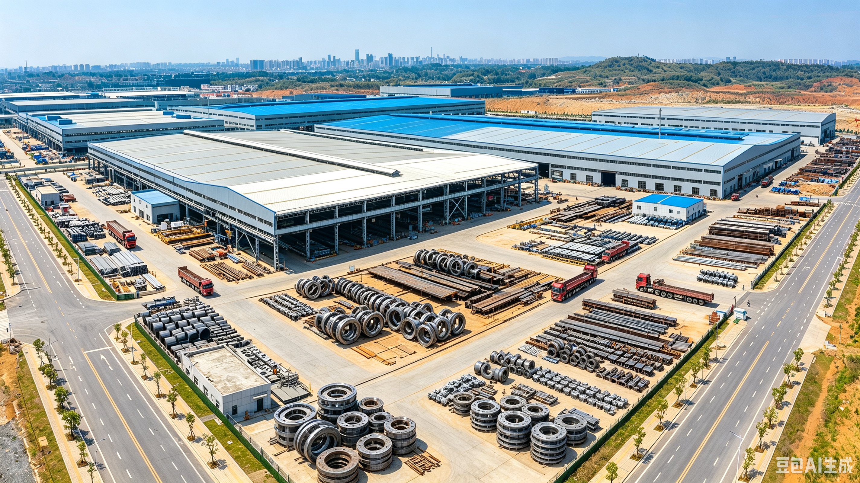 BORWEX factory aerial view