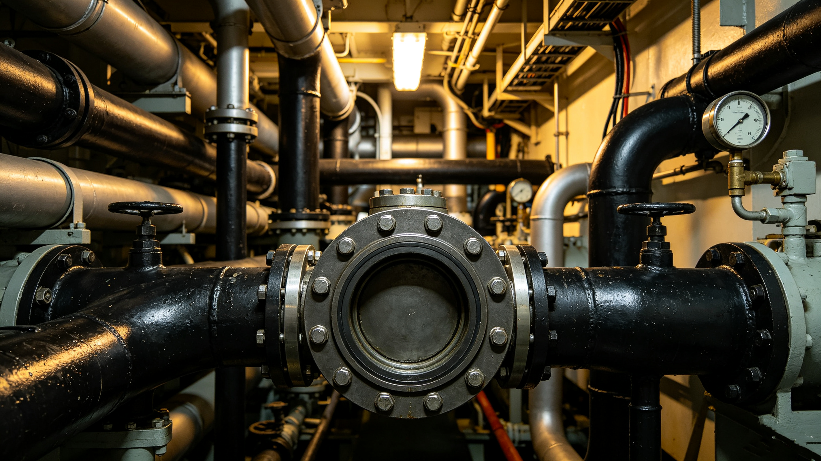 Flange for Marine Engine Room Piping System