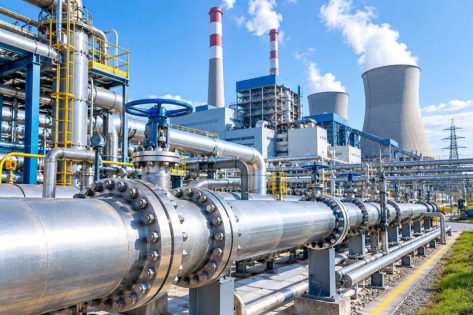 Flange for Chemical Plant Process Piping System