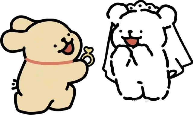 求婚戒指插画