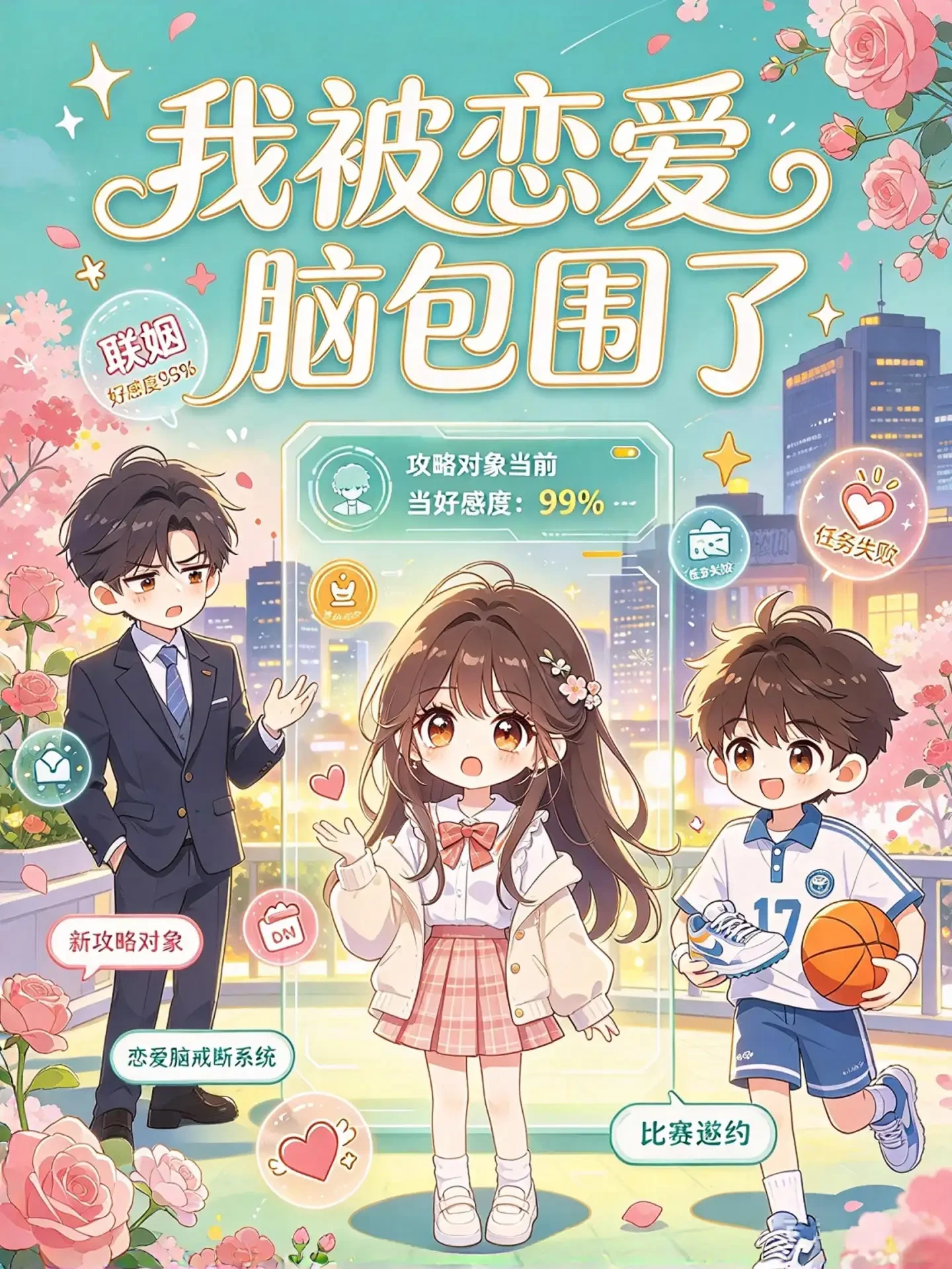 《我被恋爱脑包围了》封面