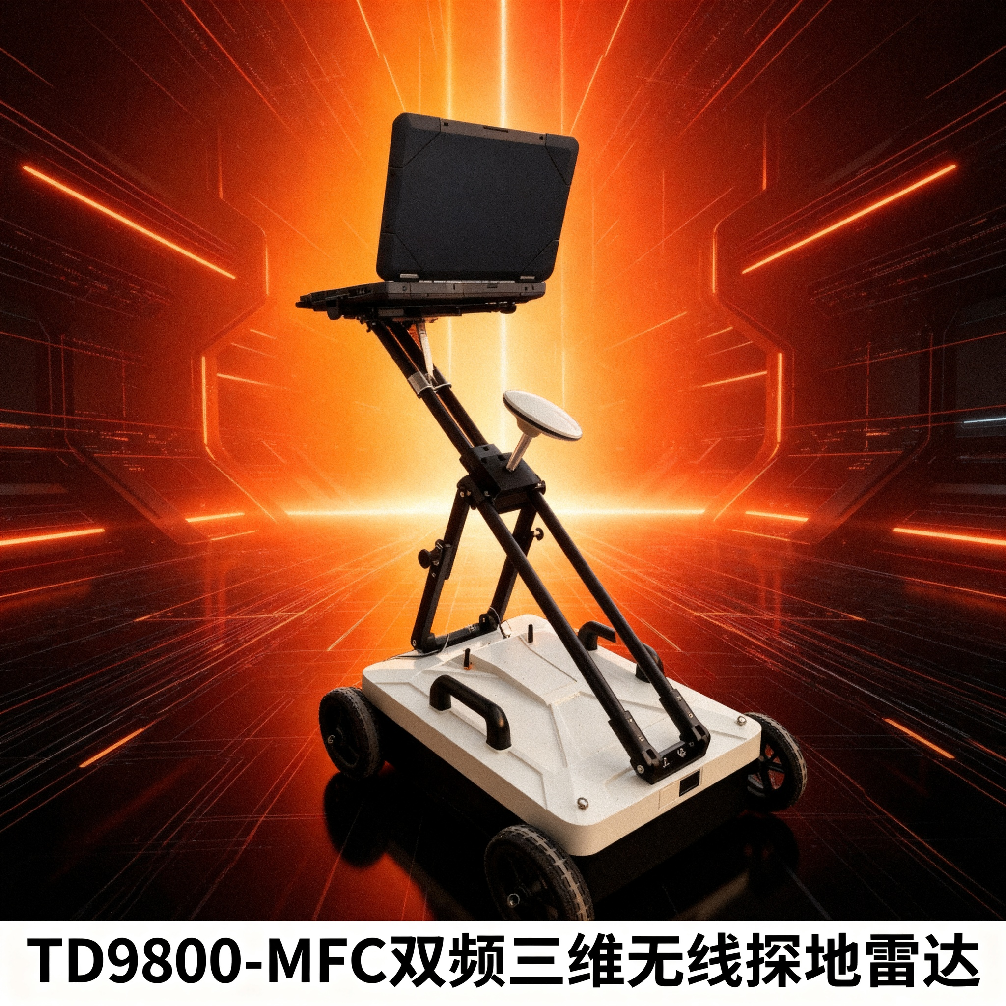 TD9800-MFC双频三维无线探地雷达