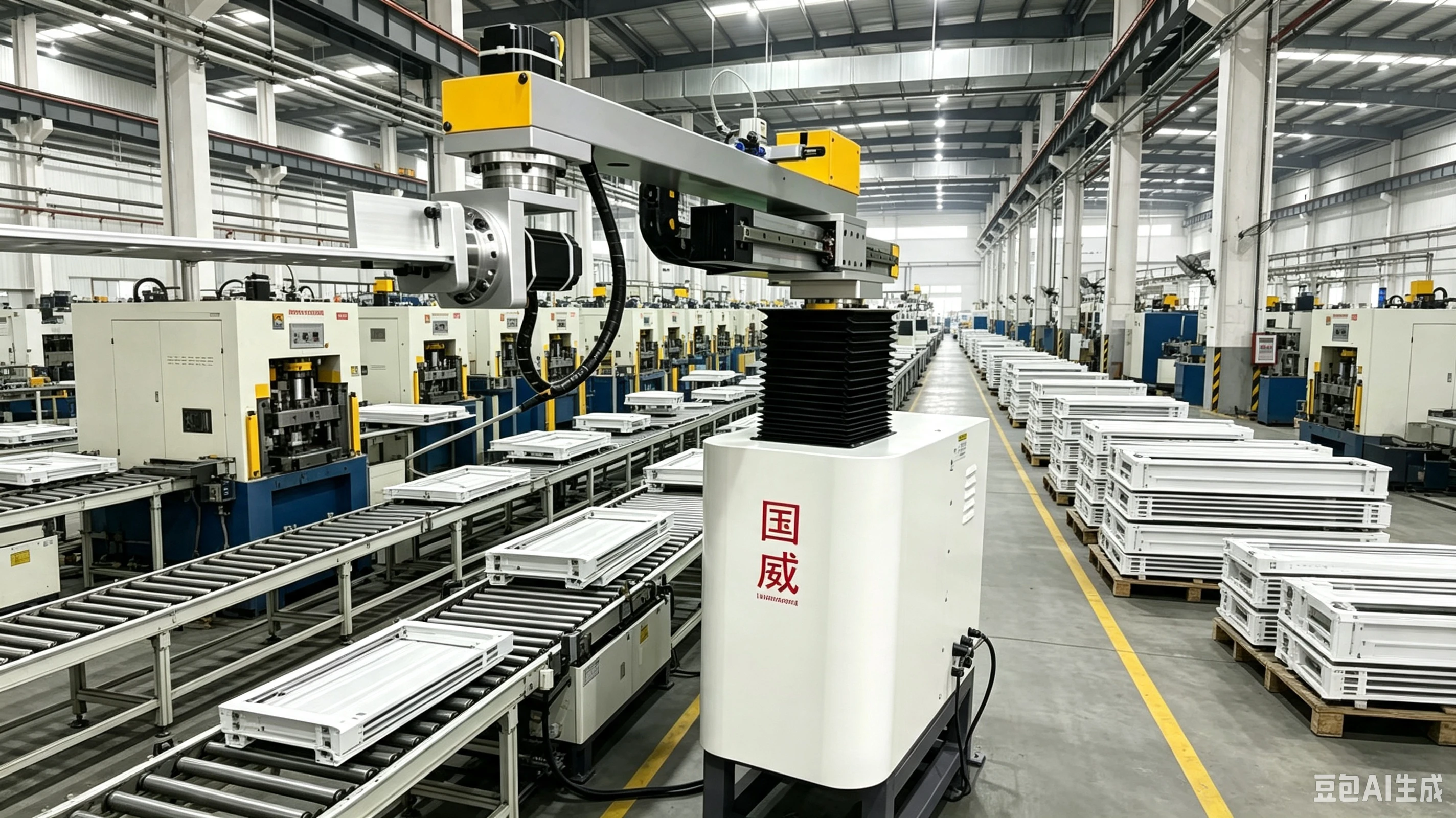 Automated stamping production line