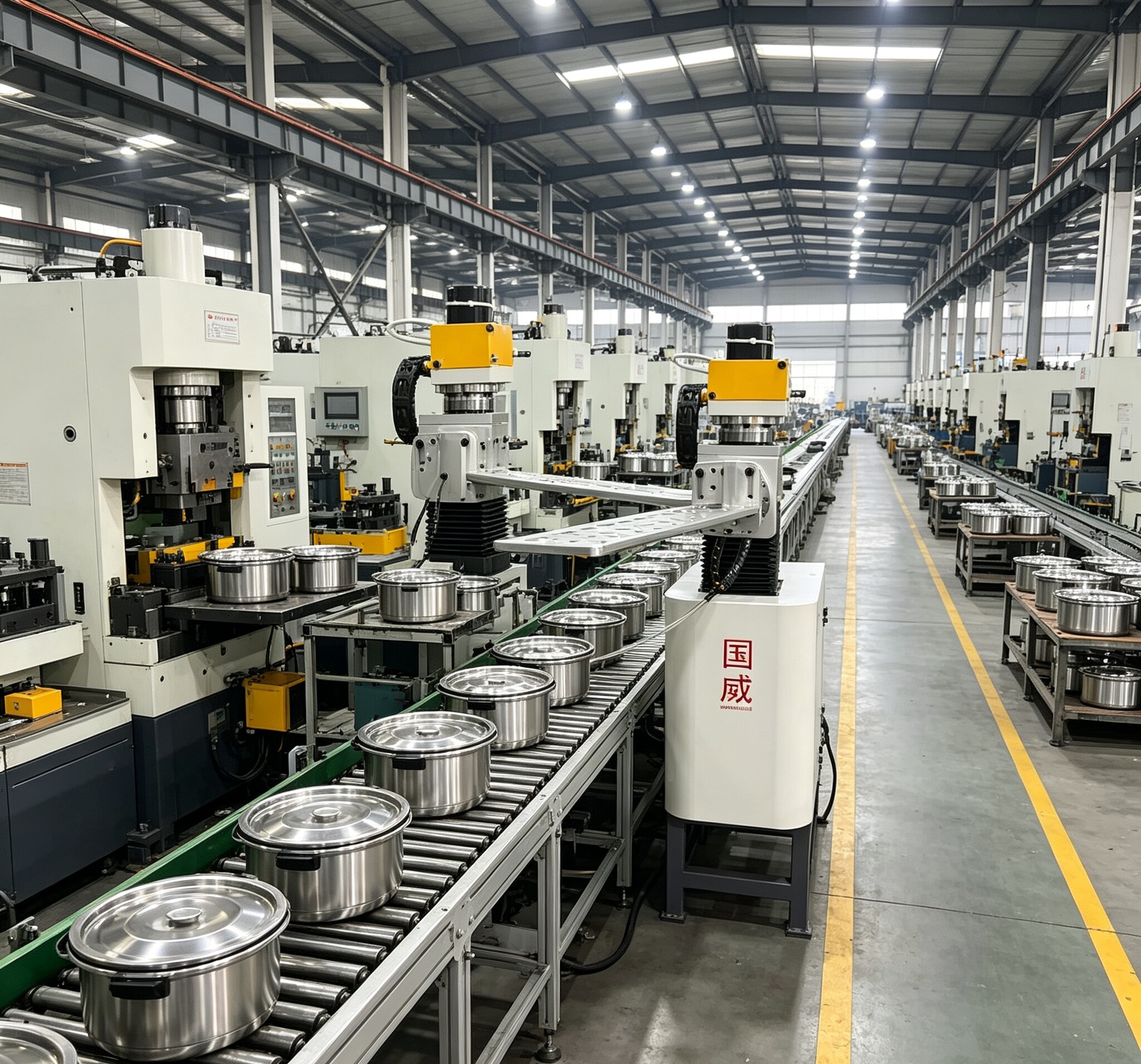 Automated Stamping Project for Cookware at a Hardware Cookware Manufacturer