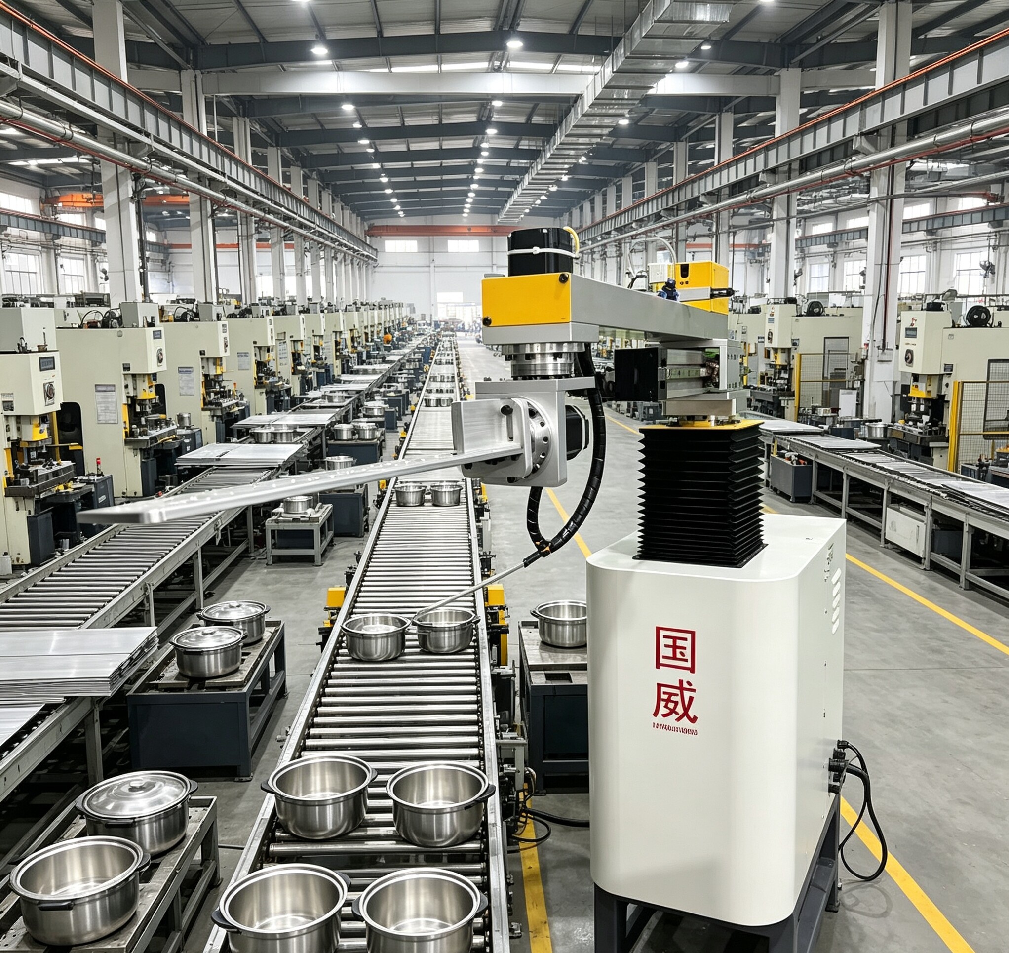 Automation Upgrade for Stamping of Rice Cooker Inner Pots in Kitchenware Hardware Manufacturing