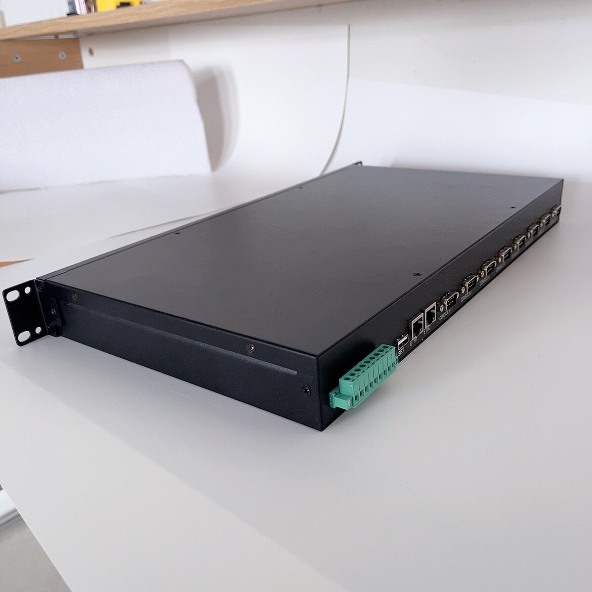 JQ-87UE USB 转 8 口 RS485 2 口以太网集线器 view 2