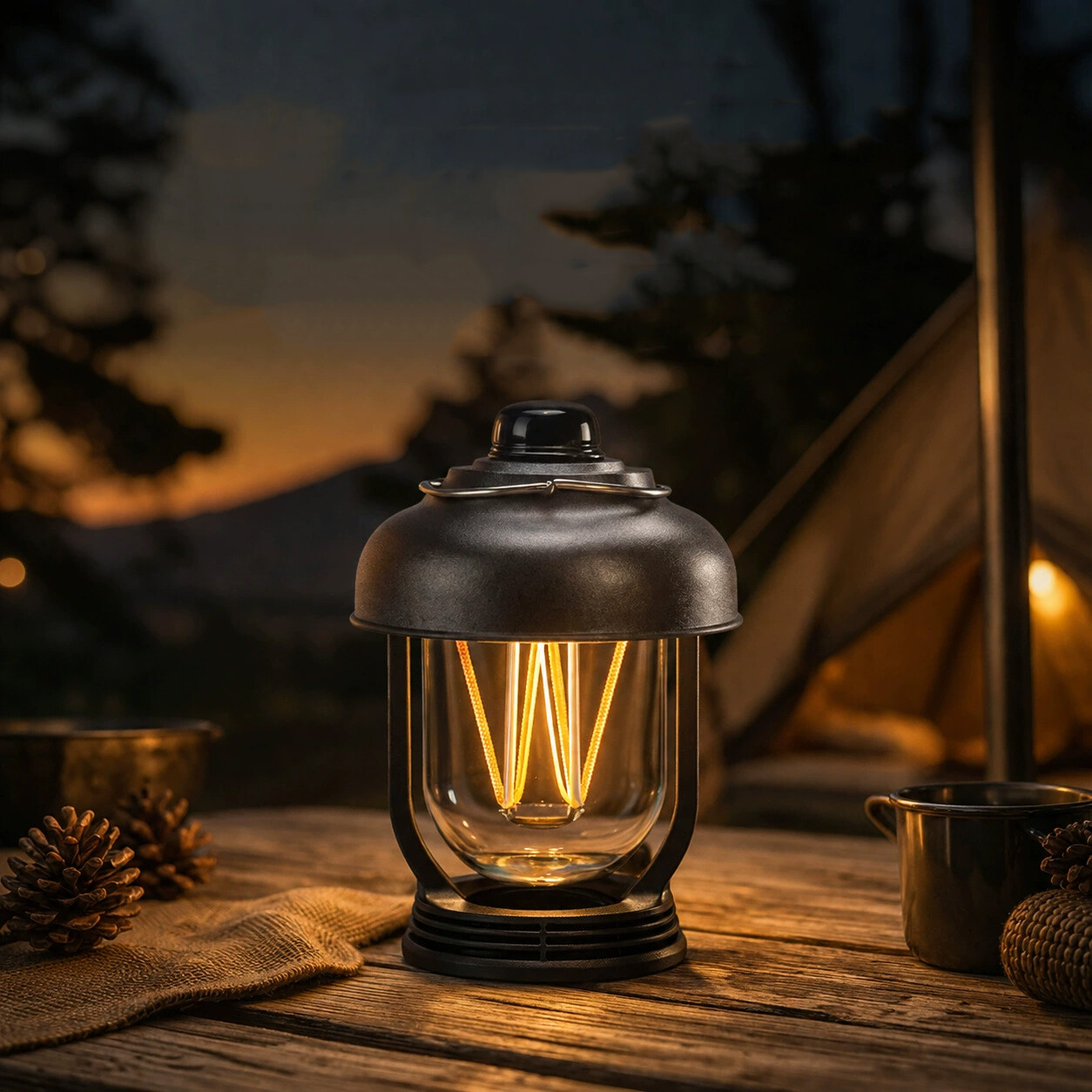 Retro camping light