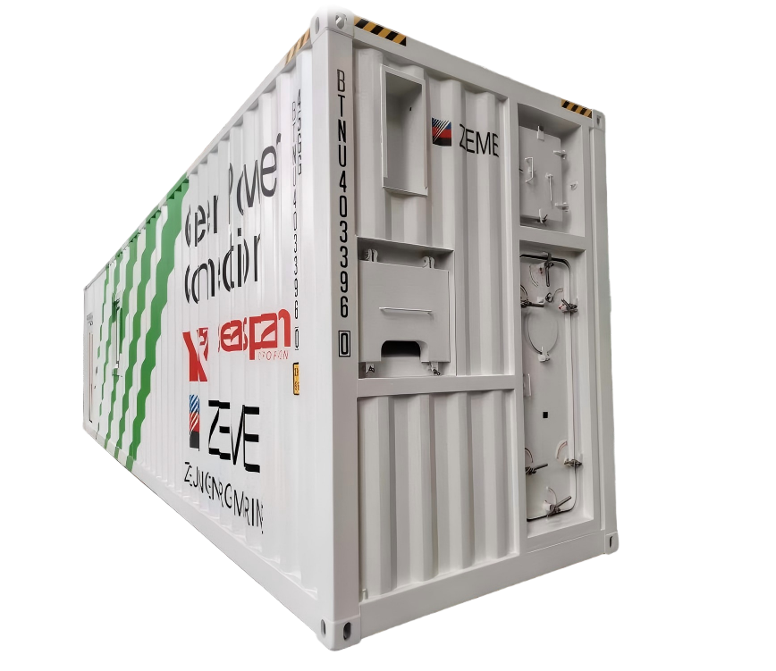 Shore power prefabricated container