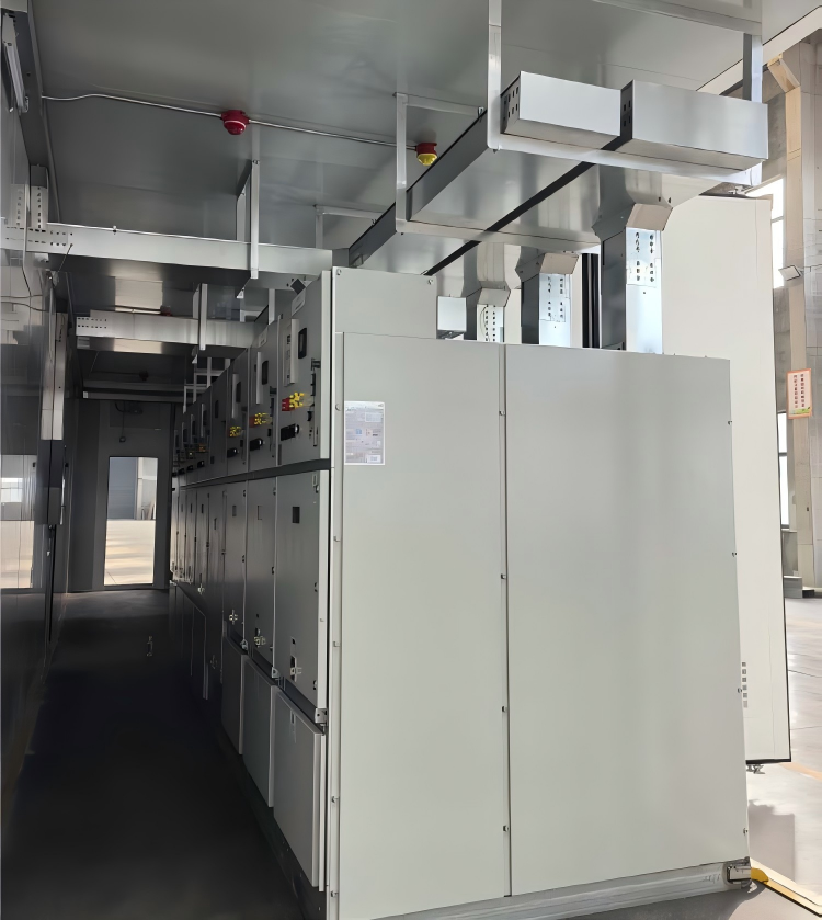 Parallel power distribution prefabricated cabin
