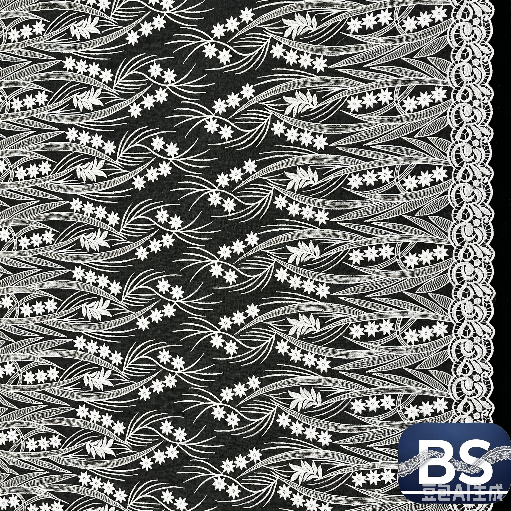 Milk silk mesh fabric-NNS01 view 3