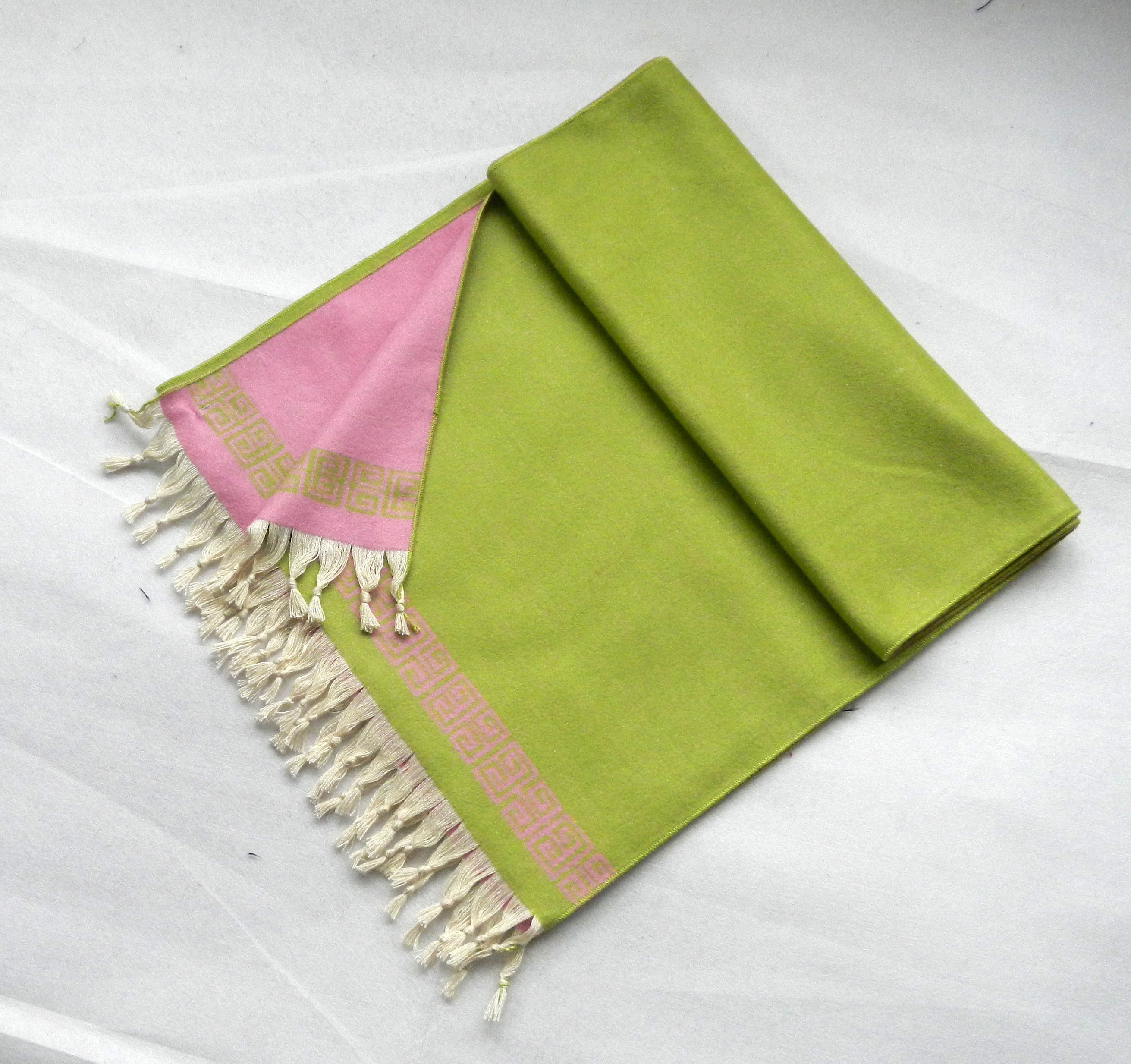 Natural Linen Textured Scarf